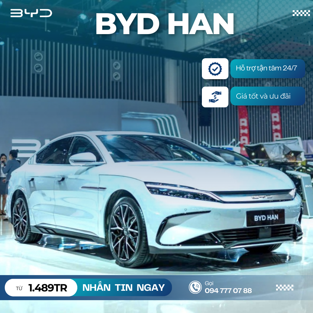 Byd Han 2 BYD Han - Mẫu sedan cỡ E chạy điện mang dáng vẻ thể thao