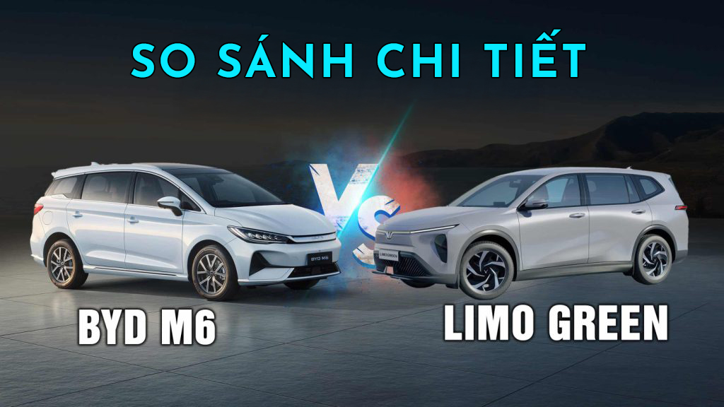 byd m6 va vinfast limo green BANNER BYD M6 và VinFast Limo Green xe nào tối ưu cho dịch vụ vận tải?